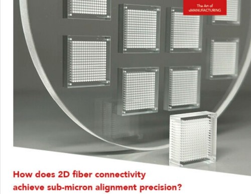 Fiber connectivity goes 2D and seeks sub-micron alignment precision!